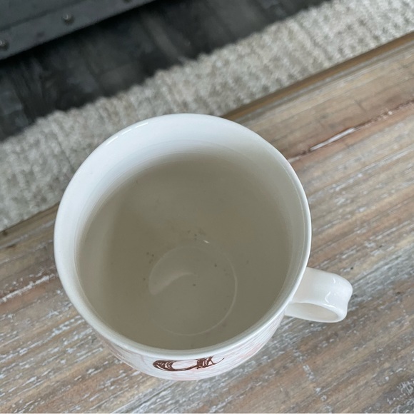 Anthropologie Pink print A monogrammed mug - Picture 5 of 6